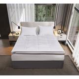 kathy ireland White Down Fiber Top Featherbed by Blue Ridge Home Fashions, Inc in White (Size TWIN)