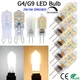 Ampoule LED G4 G9 2/3W AC/DC 12V base à deux broches pour lampe halogène 20W AC 110/220V