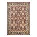 Overton Hand Knotted Wool Vintage Inspired Traditional Mogul Red Area Rug - 6' 1" x 8' 10"