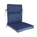 Outdoor/ Indoor High Back Dining Chair Cushion for Patio Furniture, 21" x 43" x 3"