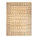 Overton Hand Knotted Wool Vintage Inspired Modern Contemporary Eclectic Ivory Area Rug - 9' 2" x 12' 1"