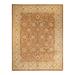 Overton Hand Knotted Wool Vintage Inspired Traditional Mogul Brown Area Rug - 10' 1" x 13' 0"