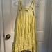 Free People Dresses | Free People Yellow Trapeze Mini Dress | Color: Gold/Yellow | Size: S