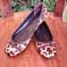 Ralph Lauren Shoes | Lauren Ralph Lauren - Leopard Print Flats | Color: Black/Brown | Size: 7