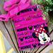 Disney Accessories | Disney Minnie Pink Crossover Purse Handbag. Hands Free. Great For Travel. | Color: Black/Pink | Size: Osg