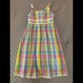 Lilly Pulitzer Dresses | Girl’s Lilly Pulitzer Plaid Sundress Size 6x Euc | Color: Pink/Yellow | Size: 6xg