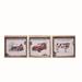 The Holiday Aisle® 3 Piece Wood Farm Block Decor Set Wood in Brown | 7 H x 1.5 W x 7 D in | Wayfair 27B59D1744AC4F4B815DB534AA07E920