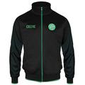 Celtic FC Official Football Gift Mens Retro Track Top Jacket Black XL