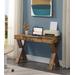 Newport 1 Drawer Desk in Barnwood - Convenience Concepts 125807BDW