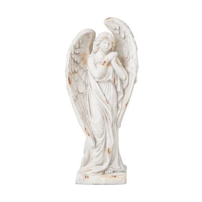 Juniper + Ivory Grayson Lane 13 In. x 13 In. Country Cottage Garden Sculpture White MGO - 82242