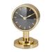 Juniper + Ivory Grayson Lane 4 In. x 4 In. Modern Clock Gold Stainless Steel - 75328