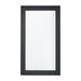 Juniper + Ivory 42 In. x 24 In. Contemporary Wall Mirror Black Wood - 23263