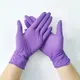 Gants de travail imperméables et coordonnants pour la cuisine mitaines violettes sans poudre
