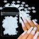 Flocons de neige holographiques pour nail art paillettes décoration breloques design bricolage