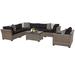 Monterey 8 Piece Sectional Seating Group with Cushions