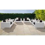 Miami 6 Piece Outdoor Wicker Patio Furniture Set 06a