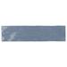 KDC Tile and Marble Subway Tile 3" x 12" Straight Edge Ceramic Singular Wall & Floor Tile Ceramic in Blue | 12 H x 3 W x 0.375 D in | Wayfair