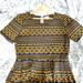 Lularoe Dresses | Lularoe Women's New Dress. Size Xl | Color: Blue/Yellow | Size: Xl