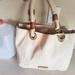 Michael Kors Bags | Like New Gorgeous Michael Kors Cotton Handbag Purse | Color: Brown/White | Size: Large