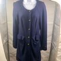 Free People Jackets & Coats | Free People Navy Blue Trench Coat | Color: Blue | Size: Xs