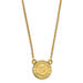 Women's Washington Nationals 18'' 10k Yellow Gold Small Pendant Necklace