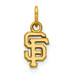 Women's San Francisco Giants 14k Yellow Gold Extra Small Pendant