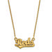 Women's Cincinnati Reds 18'' 14k Yellow Gold Small Team Pendant Necklace