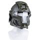 Cosplay Full Face protection Airsoft Tactical Military Ballistic Helmet Tactical Riding Sorta-Kinda Mandalorian/Boba Fett/Galac-Tac Style Interchangeable PC Lens Helmet