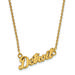 Women's Detroit Tigers 18'' 10k Yellow Gold Small Team Pendant Necklace