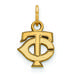 Women's Minnesota Twins 14k Yellow Gold Extra Small Pendant