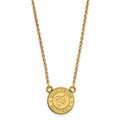 Women's Washington Nationals 18'' 10k Yellow Gold Small Pendant Necklace