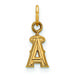 Women's Los Angeles Angels 10k Yellow Gold Extra Small Pendant