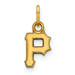 Women's Pittsburgh Pirates 10k Yellow Gold Extra Small Pendant