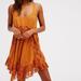 Free People Dresses | Iso Free People She Swings Slip Dress Large | Color: Yellow | Size: L