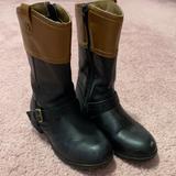 Nine West Shoes | Gently Used Riding Boots | Color: Black/Brown | Size: 10g