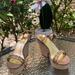 Kate Spade Shoes | Kate Spade Tan, Beige & Gold Wedge Heels | Color: Cream/Tan | Size: 10
