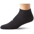 Champion Double Dry Performance Men's No-Show Socks 6-Pack, Black,Sock size10-13,Shoe Size 12-14