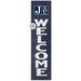 Jackson State Tigers 12'' x 48'' Welcome Outdoor Leaner