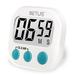 Betus Digital Kitchen Timer | 0.98 H x 5.59 W x 4.33 D in | Wayfair B.Timer.Kitchen.White