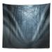 East Urban Home Polyester Darkness in Forest w/ Fog Tapestry w/ Hanging Accessories Included Polyester in Black/Blue | 50 H x 60 W in | Wayfair