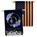 Breeze Decor K Initial 2-Sided Polyester 40 x 28 in. House Flag | 40 H x 28 W in | Wayfair BD-FL-HP-130238-IP-BOAA-D-US21-BD