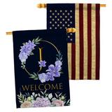 Breeze Decor K Initial 2-Sided Polyester 40 x 28 in. House Flag | 40 H x 28 W in | Wayfair BD-FL-HP-130244-IP-BOAA-D-US21-BD