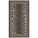 Black/Gray 43 x 24 x 0.2 in Indoor/Outdoor Area Rug - Mercer41 Avlyn Animal Print Gray/Black Indoor/Outdoor Area Rug Polypropylene | Wayfair