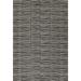 White 36 x 24 x 0.5 in Area Rug - Zipcode Design™ Elson Striped Black/Beige Area Rug Polyester/Polypropylene | 36 H x 24 W x 0.5 D in | Wayfair