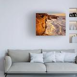 Highland Dunes Coastline 1 by Dennis Frates - Wrapped Canvas Photograph Canvas, Wood in Blue/Brown | 14 H x 19 W x 2 D in | Wayfair