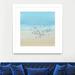 Rosecliff Heights Beach Day Ii' Matted & Framed Paper in White | 36 H x 36 W x 1 D in | Wayfair 145D1B2272B841EC8A3023D49D7E9732