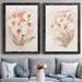 Red Barrel Studio® and Coral Orchid I - Picture Frame Painting Print Set on Canvas Canvas, Solid Wood in White | 24 H x 36 W x 1.5 D in | Wayfair