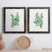 Gracie Oaks Eucalyptus I - 2 Piece Picture Frame Painting Print Set on Canvas Canvas, Solid Wood in Blue/Green/White | 43.5 H x 31.5 W in | Wayfair