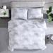 City Scene Reversible 2 Piece Duvet Cover Set Cotton in Gray/White | King | Wayfair USHSFN1199722