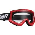 Thor Combat Racer Motocross Brille, schwarz-rot